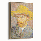 Impressionist Wall Art - Van Gogh Self-Portrait with Straw Hat