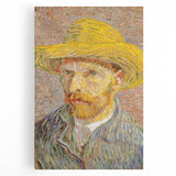 Impressionist Wall Art - Van Gogh Self-Portrait with Straw Hat