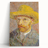 Impressionist Wall Art - Van Gogh Self-Portrait with Straw Hat