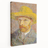 Impressionist Wall Art - Van Gogh Self-Portrait with Straw Hat