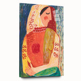 Colorful Woman Portrait | Modern Art Print by Mikuláš Galanda