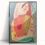 Colorful Woman Portrait | Modern Art Print by Mikuláš Galanda