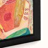 Colorful Woman Portrait | Modern Art Print by Mikuláš Galanda