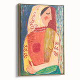 Colorful Woman Portrait | Modern Art Print by Mikuláš Galanda