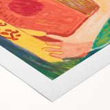 Colorful Woman Portrait | Modern Art Print by Mikuláš Galanda