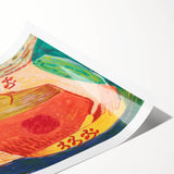 Colorful Woman Portrait | Modern Art Print by Mikuláš Galanda