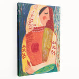 Colorful Woman Portrait | Modern Art Print by Mikuláš Galanda