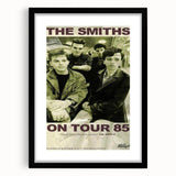 The Smiths 1985 Tour Poster - Vintage Concert Art, Band on Tour