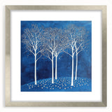 Modern Canvas Wall Art - Winter Wonderland Tree Print