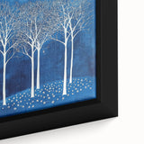Modern Canvas Wall Art - Winter Wonderland Tree Print