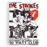 The Strokes Retro Concert Poster – Vintage Band Art, 2001 Show