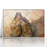 Vincent van Gogh Still Life Wall Art - Shoes (1888) Painting