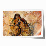 Vincent van Gogh Still Life Wall Art - Shoes (1888) Painting