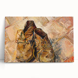 Vincent van Gogh Still Life Wall Art - Shoes (1888) Painting