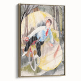 Vaudeville Bicycle Rider | Modern Art Print by Charles Demuth