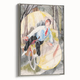 Vaudeville Bicycle Rider | Modern Art Print by Charles Demuth