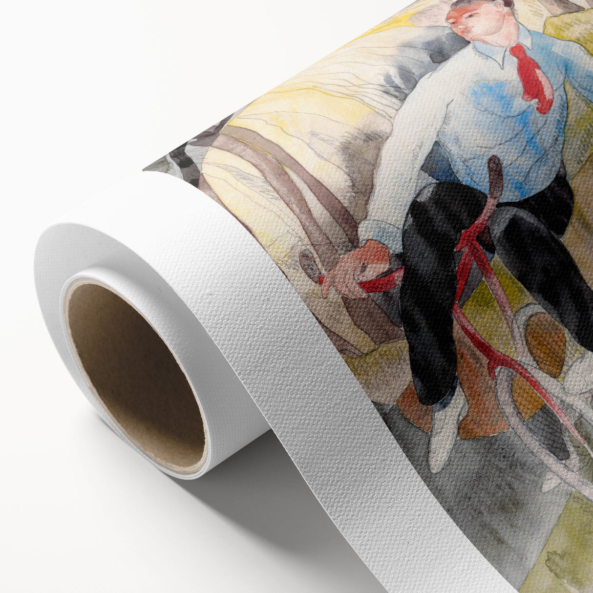 Vaudeville Bicycle Rider | Modern Art Print by Charles Demuth