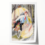 Vaudeville Bicycle Rider | Modern Art Print by Charles Demuth