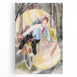Vaudeville Bicycle Rider | Modern Art Print by Charles Demuth