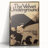 The Velvet Underground Concert Poster - Vintage 1960s Band Art