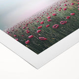 Dreamy Floral Living Room Wall Art - Modern Canvas & Framed Print