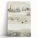 Impressionist Wall Art - Sketches of Marine Scenes - Coastal Elegance