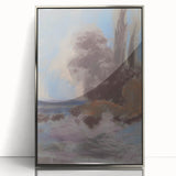 Winter River Landscape | Modern Art Print by Zolo Palugyay