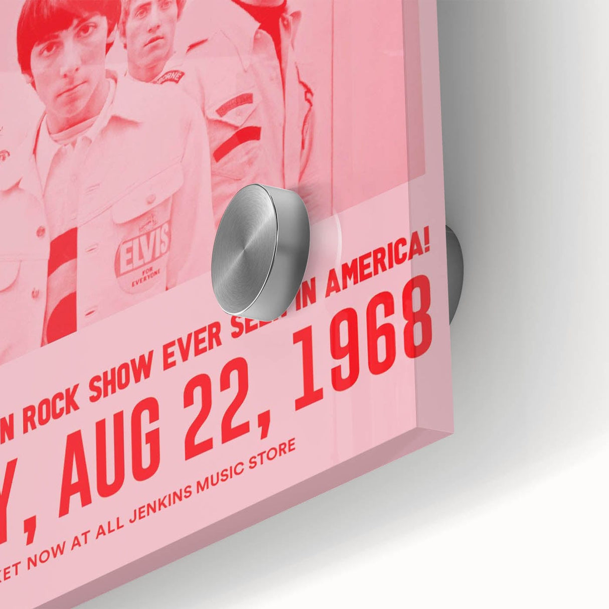 The Who 1968 Concert Poster – Vintage Rock Band Art, Peter Townshend