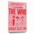 The Who 1968 Concert Poster – Vintage Rock Band Art, Peter Townshend