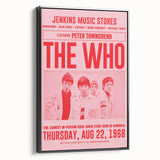 The Who 1968 Concert Poster – Vintage Rock Band Art, Peter Townshend