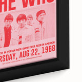 The Who 1968 Concert Poster – Vintage Rock Band Art, Peter Townshend