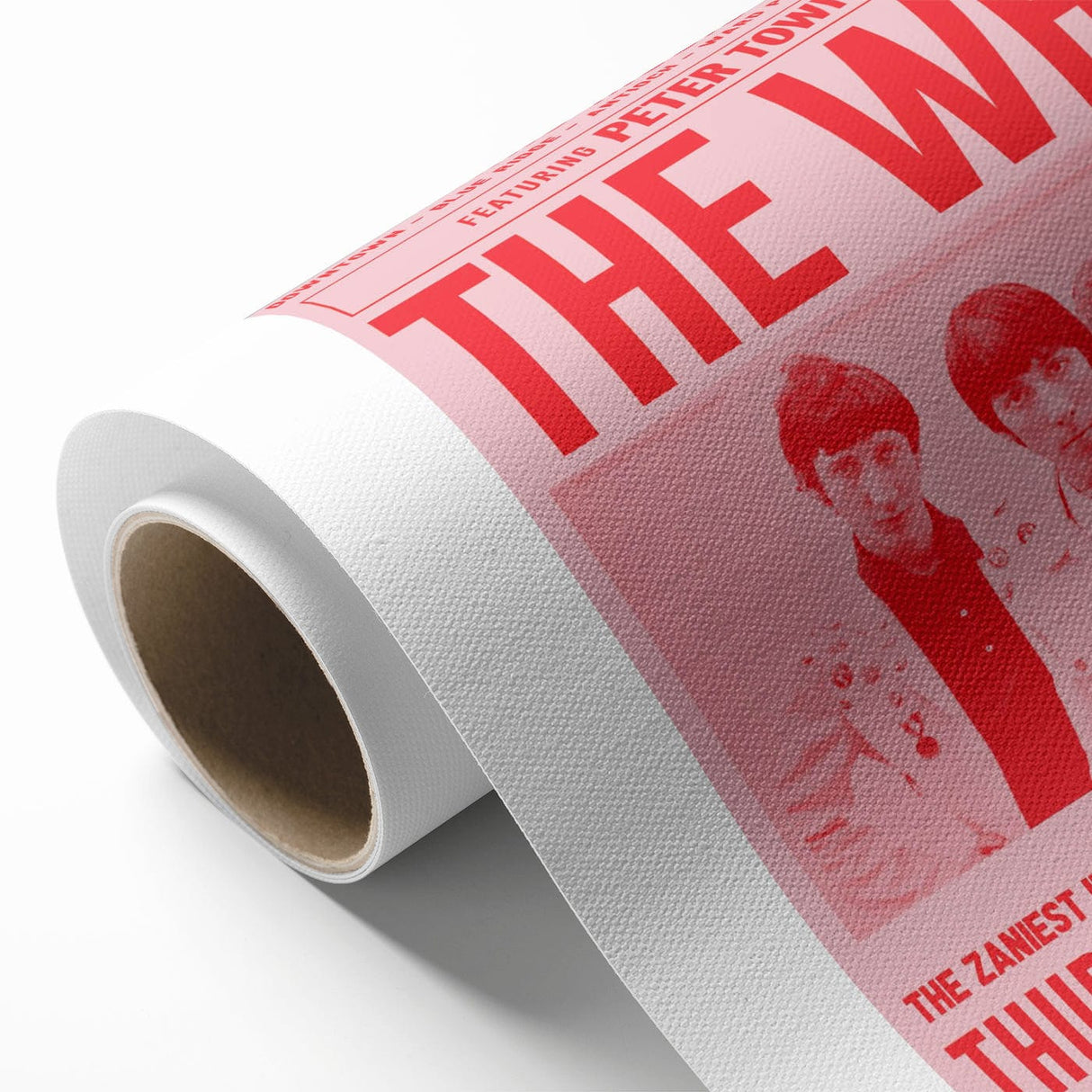 The Who 1968 Concert Poster – Vintage Rock Band Art, Peter Townshend