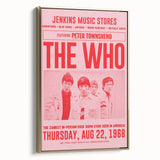 The Who 1968 Concert Poster – Vintage Rock Band Art, Peter Townshend