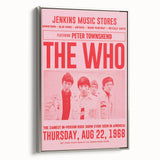The Who 1968 Concert Poster – Vintage Rock Band Art, Peter Townshend