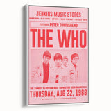 The Who 1968 Concert Poster – Vintage Rock Band Art, Peter Townshend