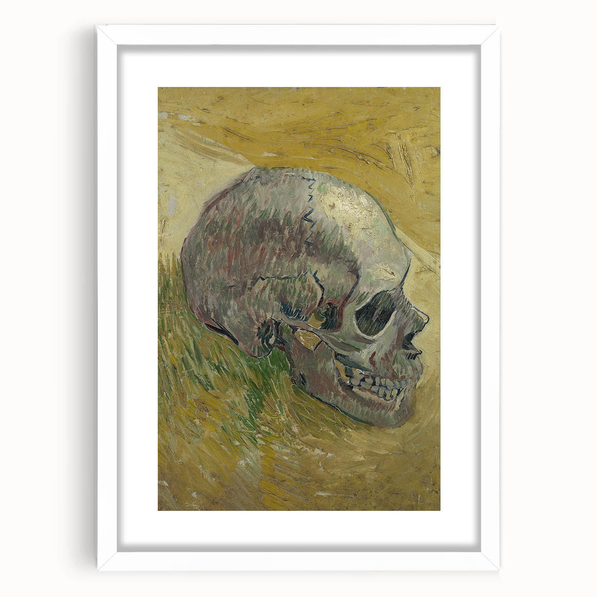 Expressionist Wall Art - Skull by Vincent Van Gogh - Bold Impressionism