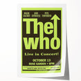 The Who 1968 Concert Poster – Vintage Rock Art, Rose Garden Show