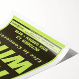 The Who 1968 Concert Poster – Vintage Rock Art, Rose Garden Show