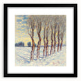 Winter Wonderland Living Room Wall Art - Modern Canvas & Framed Print