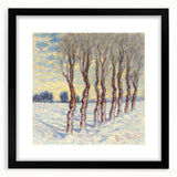 Winter Wonderland Living Room Wall Art - Modern Canvas & Framed Print