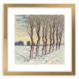 Winter Wonderland Living Room Wall Art - Modern Canvas & Framed Print