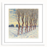 Winter Wonderland Living Room Wall Art - Modern Canvas & Framed Print
