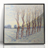 Winter Wonderland Living Room Wall Art - Modern Canvas & Framed Print
