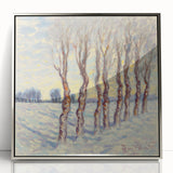 Winter Wonderland Living Room Wall Art - Modern Canvas & Framed Print