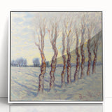 Winter Wonderland Living Room Wall Art - Modern Canvas & Framed Print