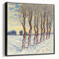 Winter Wonderland Living Room Wall Art - Modern Canvas & Framed Print