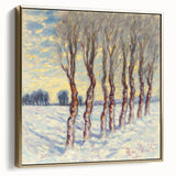 Winter Wonderland Living Room Wall Art - Modern Canvas & Framed Print