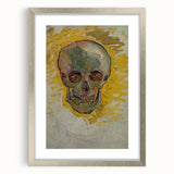 Expressionist Wall Art - Van Gogh Skull Profile - Bold Impressionism