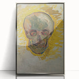 Expressionist Wall Art - Van Gogh Skull Profile - Bold Impressionism