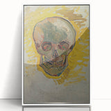 Expressionist Wall Art - Van Gogh Skull Profile - Bold Impressionism